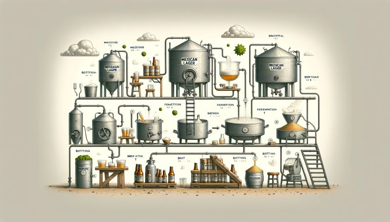 mexican lager beer detailed brewing process