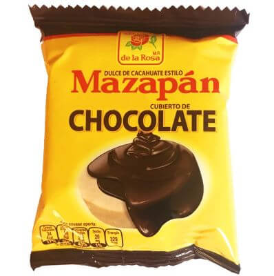De la Rosa Mazapan Peanut Candy Chocolate Mexican Chocolate Candy